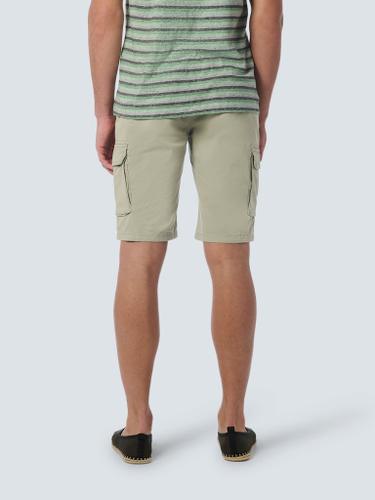Short Cargo Garment Dyed + Stone Washed Stretch Grau 32