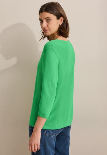 Strukturpullover L - Iced Neon Green