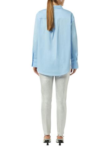 Bluse 46 - Blau