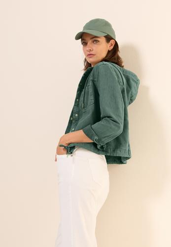 Overshirt mit Kapuze M - Dark Balmy Khaki