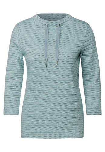 Two-Tone Strukturshirt XXL - Cool Salvia Green