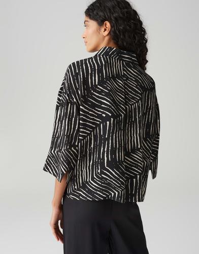 Hemdbluse "Fiana" - Schwarz / 38