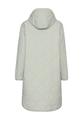 Wasserabweisender Parka mit einem Zwei-Wege Reißverschluss 46 Oversized Fit - Light Sage