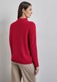 Pullover mit Strickmuster Rot 40