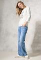 Shirt mit Glitzer-Motiv XL - Vanilla White