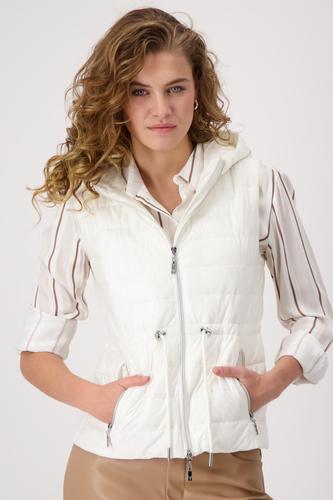 Steppweste mit Schmuck 36 - Creamy Beige