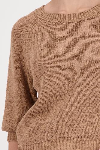 Pullover aus Bändchengarn 44 - Biscotti