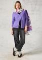 Cardigan mit Knopfleiste M - Lilac Melange