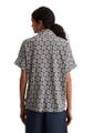 Print-Bluse regular M Regular Fit - Multi/muted Blue