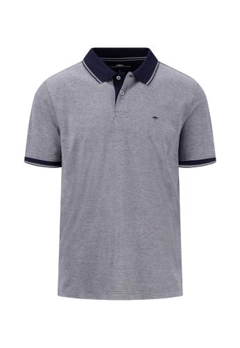 Polo, 2-Tone Blau S