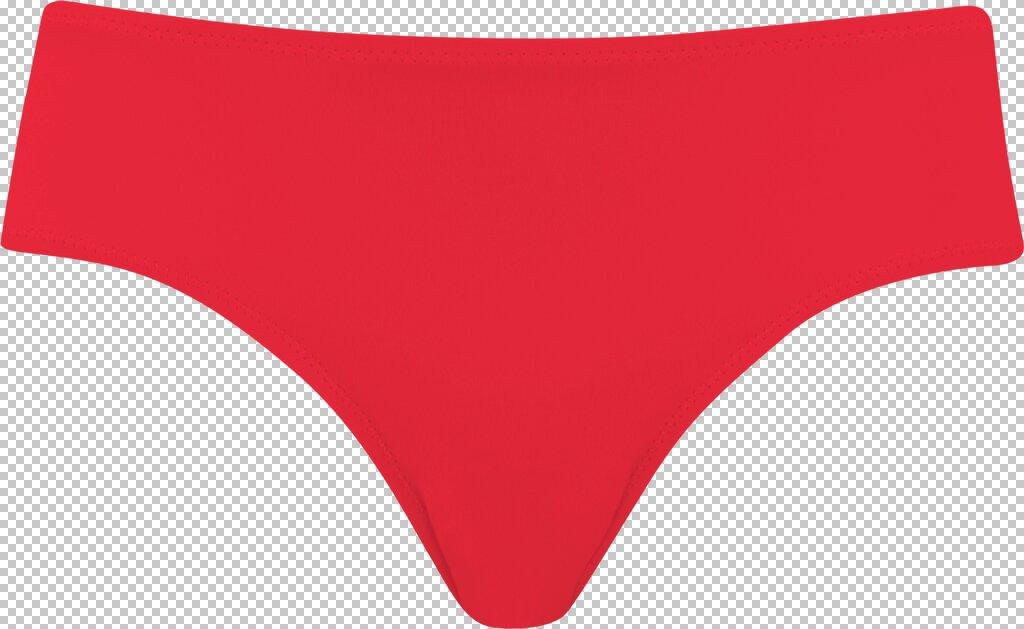 PUMA Damen Top SWIM WOMEN HIPSTER 1P XL in Rot