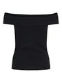 VISAHIA OFF SHOULDER TOP M Normal geschnitten - Black