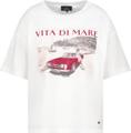 T-Shirt mit Auto-Print 38 - Cream
