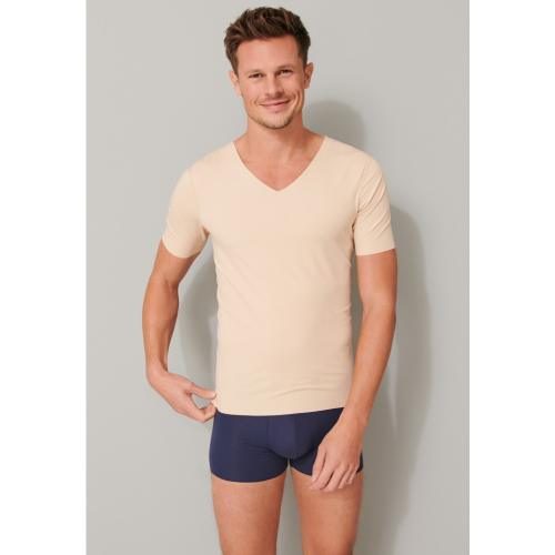 T-shirt V-Ausschnitt 8 - Clay