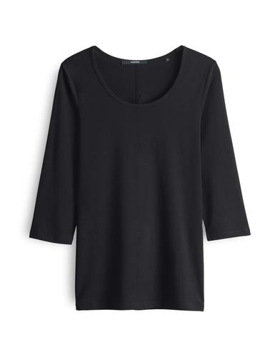 Basic-Shirt "Kain" - Schwarz / 38
