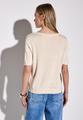 Kurzarmpullover 36 - Cream White Melange