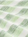 T-Shirt mit Rundhalsausschnitt XL Regular Fit - Green Shading Stripe