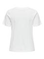 JDYPISA S/S PRINT TOP JRS NOOS Weiß M