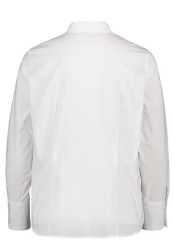 Hemdbluse 40 Lässig - Weiß