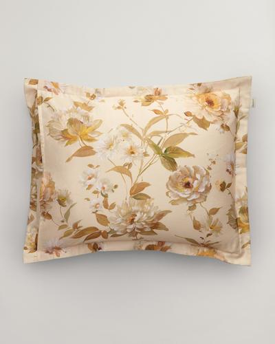 Kopfkissenbezug mit Blumen-Print 80X80 - Putty