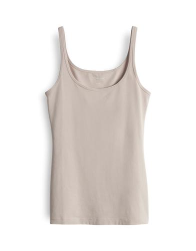OPUS Tanktop »Ina« mit schmalen Trägern - Beige / 42