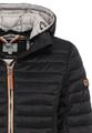 Leicht wattierte Steppjacke aus recyeltem Polyamid 36 Regular Fit - Black