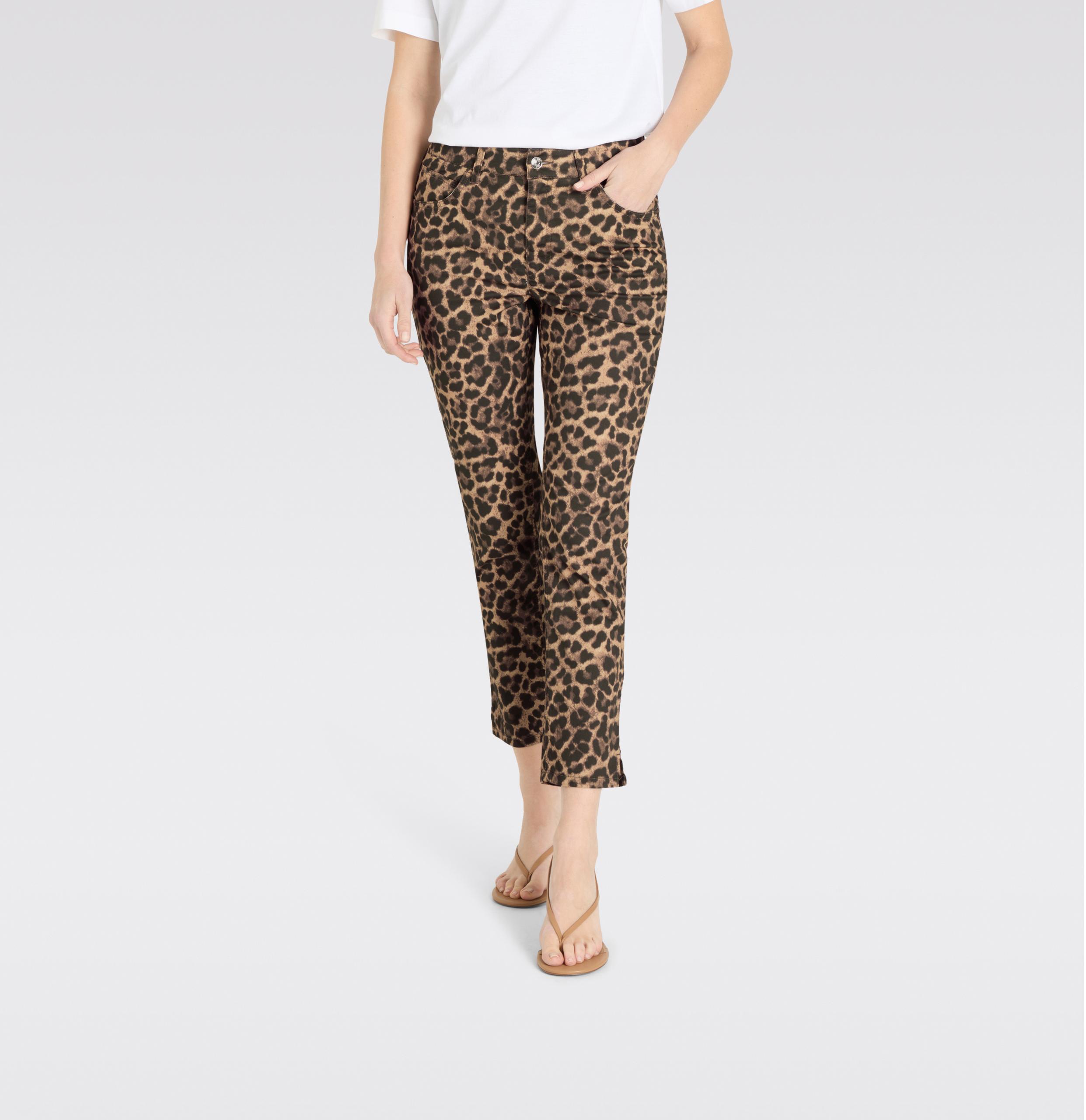 MAC JEANS - MELANIE 7/8, Fade out gabardine 36/27 Straight Fit - Beige