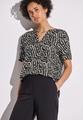 Bedruckte Bluse 36 - Black