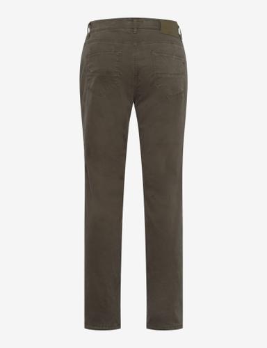 Style Cadiz Tt 35/30 Five-Pocket-Hose, Gepflegte Hose, Normale Leibhöhe, Gerader Schnitt, Straight Fit - Olive