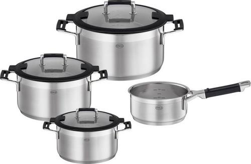 RÖSLE Topf-Set »SILENCE PRO«, Edelstahl 18/10, (Set, 7-tlg), Induktion