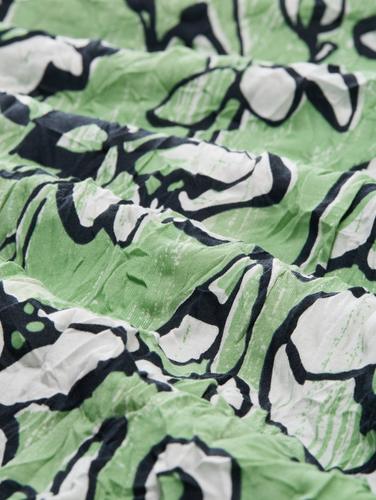 Plus Size - T-Shirt in Knitter-Optik 46 Regular Fit - Fresh Spring Floral Design