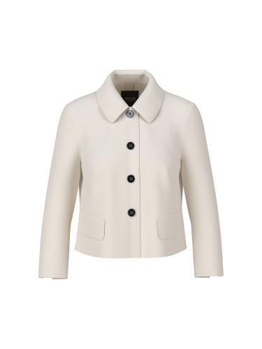 Kurze Jacke mit Kentkragen 46 - Smoke