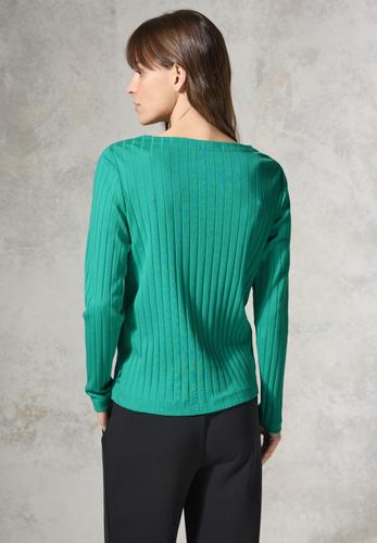 Shirt mit Rippstruktur XXL - Aventurine Green