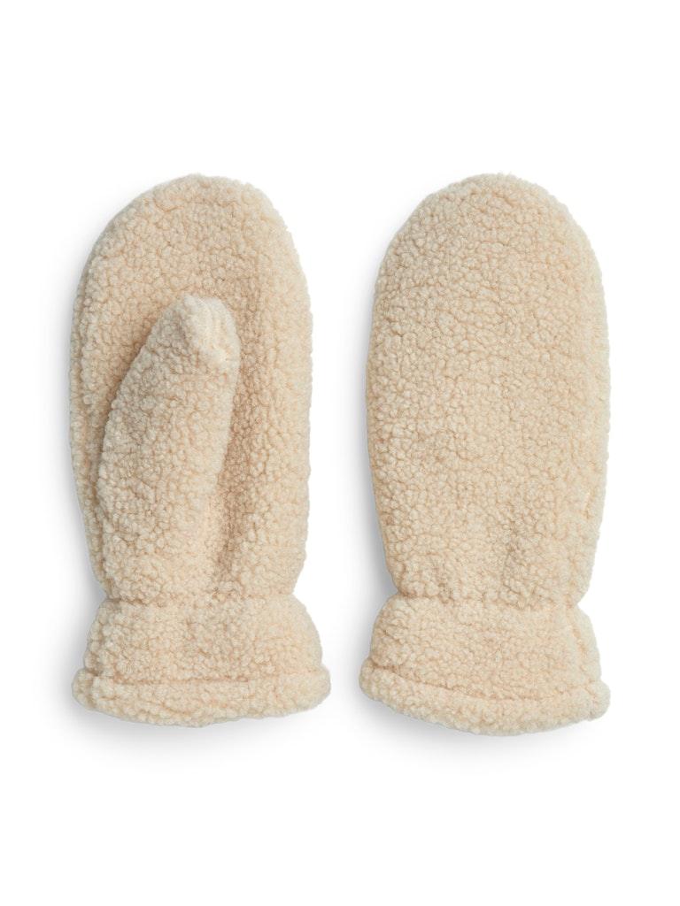 PCNETTY TEDDY MITTENS BC Grau M