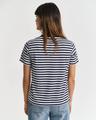 Shield T-Shirt mit Streifen S - Evening Blue