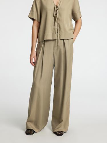 SLFNATUK MW WIDE PANT B 38 Weiter Beinschnitt - Vetiver