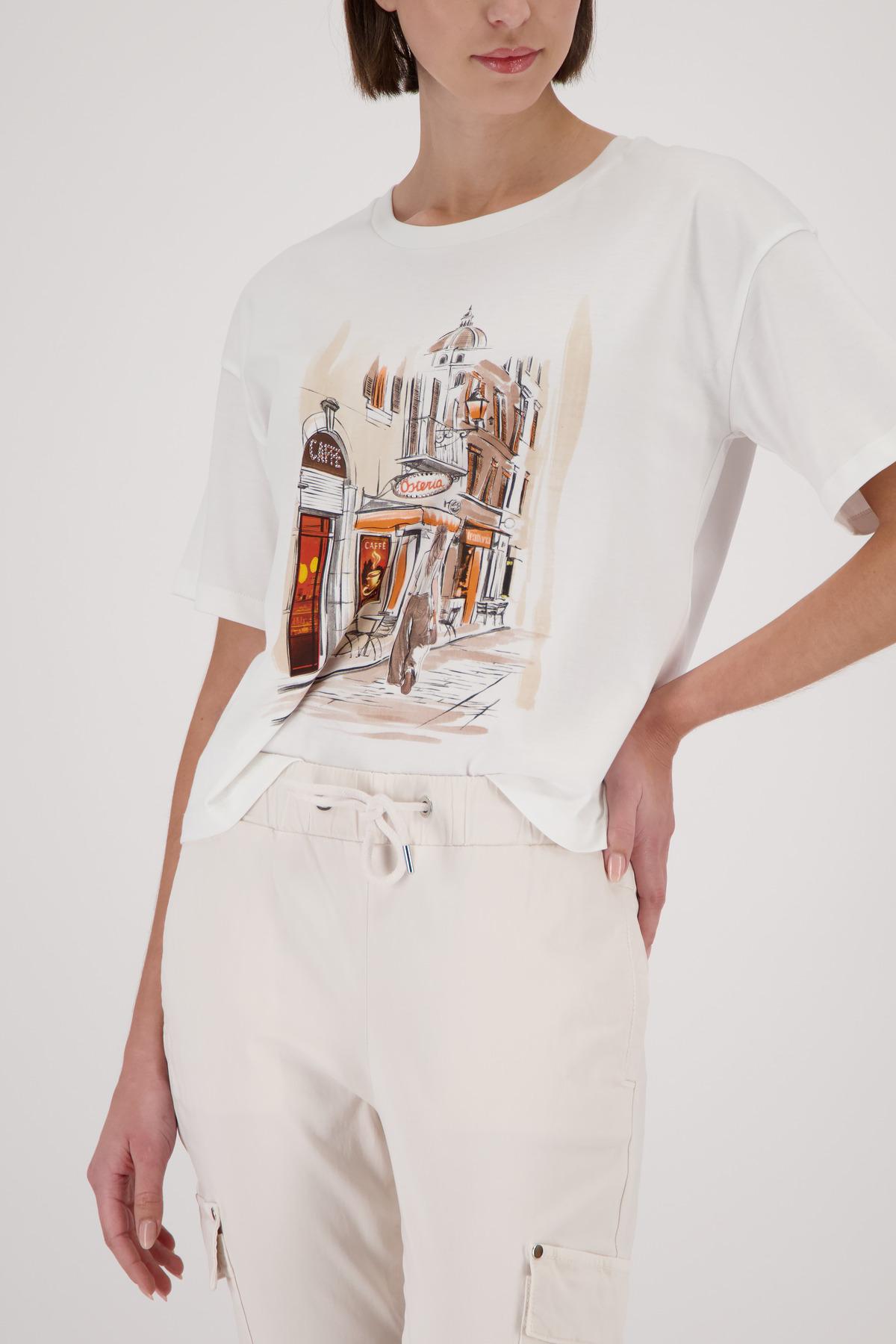 T-Shirt mit Print 42 - Off-white