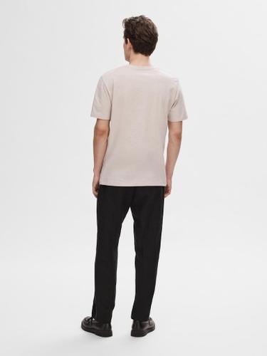 SLHASPEN SLUB SS O-NECK TEE NOOS Grau XL