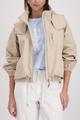 Jacke mit Kapuze 46 - Sand