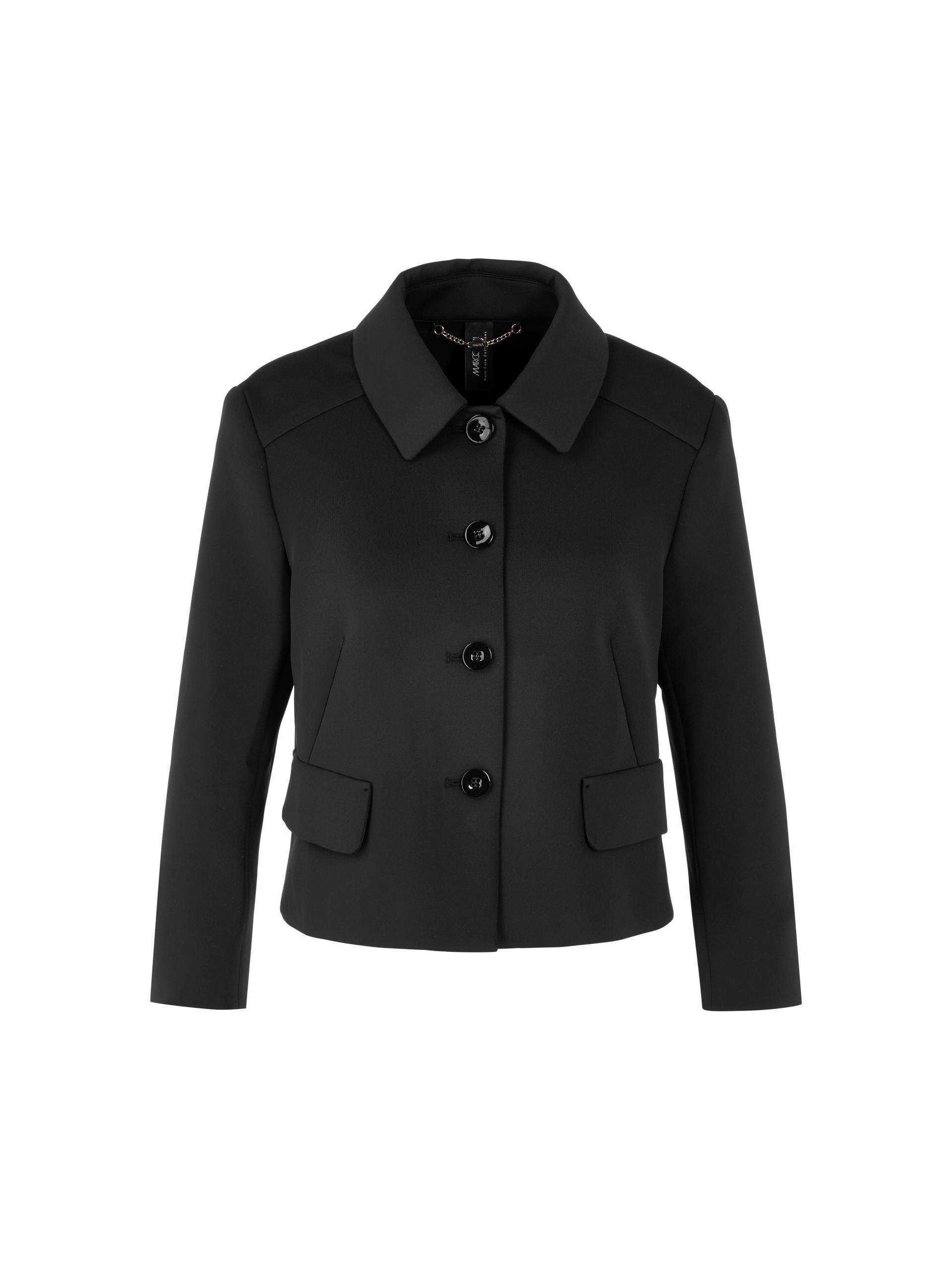 Jacke aus Scuba-Jersey 44 - Black