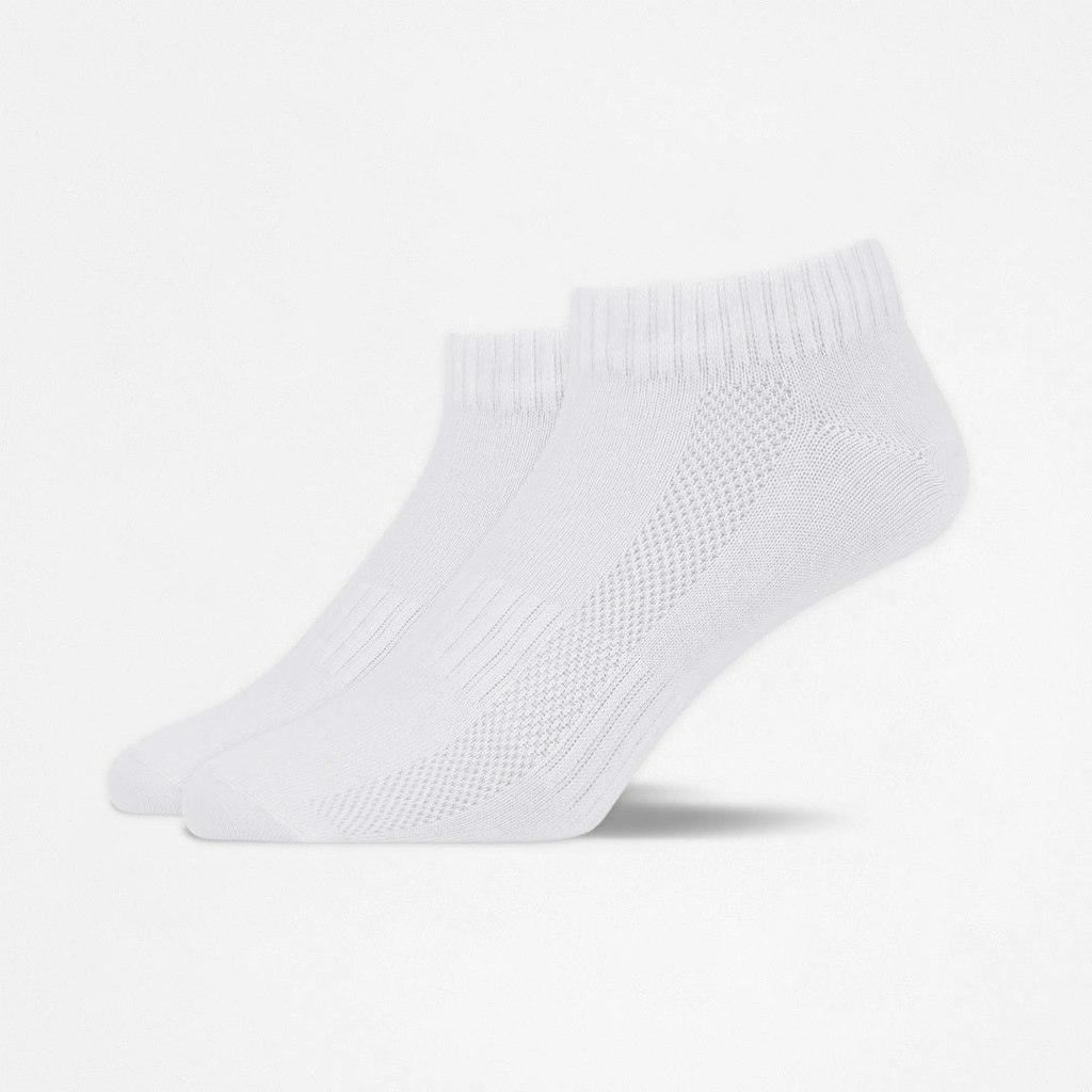 Quarter Socks Uni, 2pcs, White Weiß 43-46
