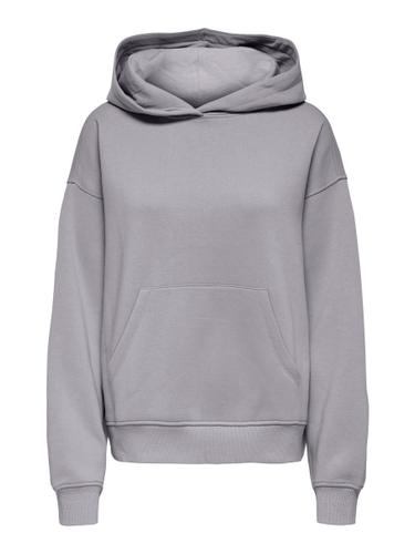 ONLADELE L/S HOOD CS SWT S Normal geschnitten - Silver Sconce