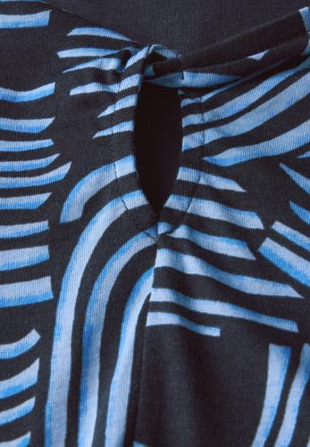 Shirt mit Knotendetail M - Universal Blue