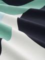 Plus Size - T-Shirt im Material-Mix 48 Regular Fit - Faded Green Abstract Flower