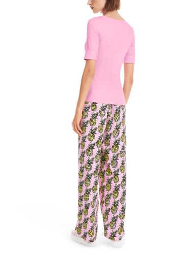 Uni T-Shirt aus stretchigem Cotton-Ripp 36 - Fresh Pink