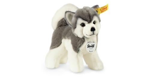 Steiff - Kuscheltiere - Haus- & Hoftiere - Bernie Husky, grau/weiß, 17cm