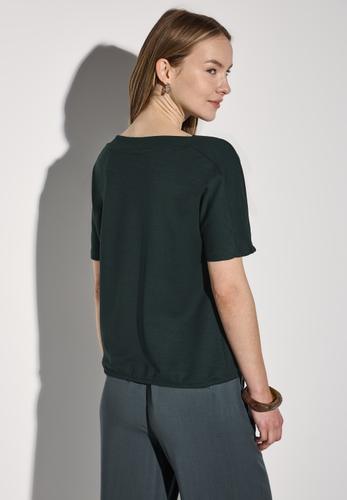 Shirt mit U-Boot-Ausschnitt 38 - Hunter Green
