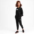 PUMA Damen Sweatshirt NU-TILITY Cropped Crew Sweat S in Schwarz