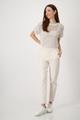 Ajour-Kurzarm-Pullover mit Lurex 38 - Seashell