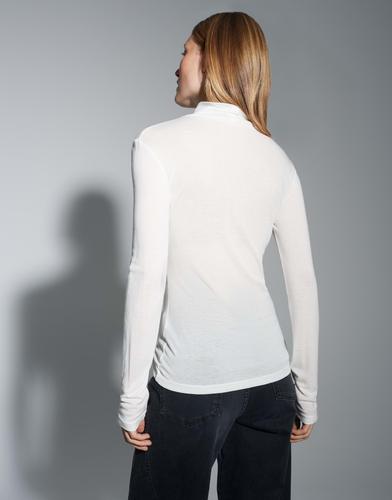 Langarmshirt "Somy" - Weiß / 42